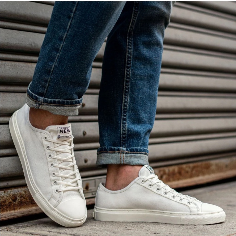 White Canvas Sneakers